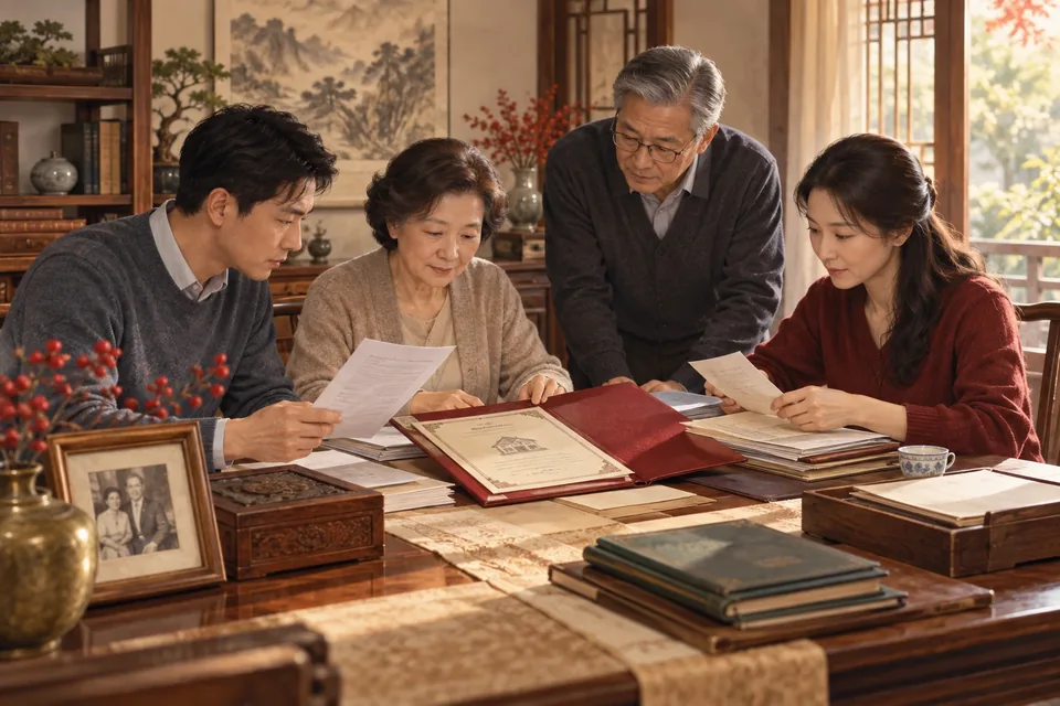 亲人去世后,房产和存款的继承从哪里开始? · 主题配图